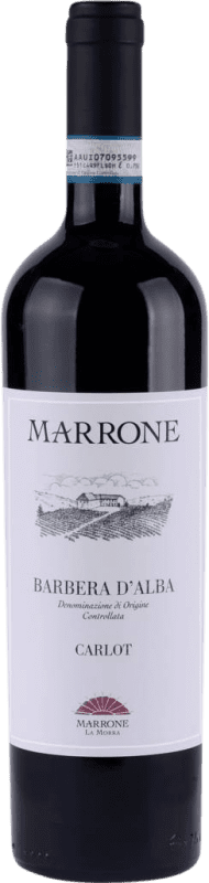 31,95 € Бесплатная доставка | Красное вино Marrone Carlot D.O.C. Barbera d'Alba