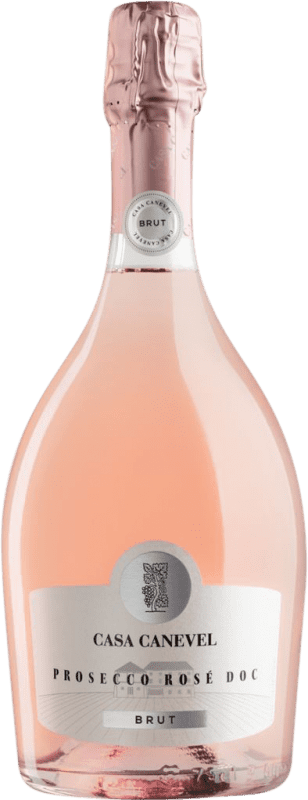 19,95 € | ロゼスパークリングワイン Masi Casa Canevel Rosé Brut D.O.C. Prosecco Venecia イタリア Nebbiolo, Glera 75 cl