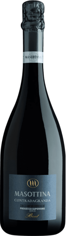 Envoi gratuit | Blanc mousseux Masottina Contrada Granda Superiore Brut D.O.C.G. Prosecco di Conegliano-Valdobbiadene Frioul-Vénétie Julienne Italie Glera 75 cl