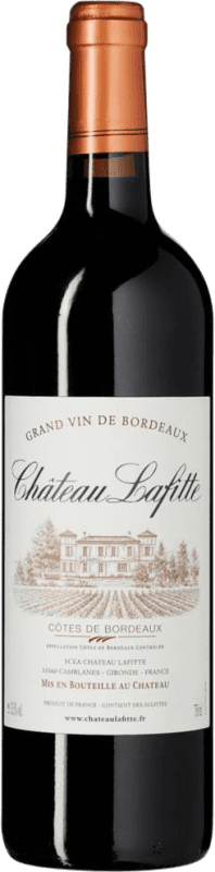 Free Shipping | Red Wine Château Lafitte A.O.C. Côtes de Bordeaux Bordeaux France Merlot, Cabernet Sauvignon, Cabernet Franc 75 cl