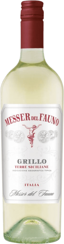 10,95 € Envío gratis | Vino blanco Messer del Fauno D.O.C. Sicilia