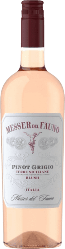 4,95 € Envío gratis | Vino blanco Messer del Fauno Blush I.G.T. Terre Siciliane