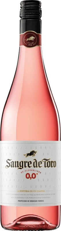 Бесплатная доставка | Розовое вино Miguel Torres Sangre de Toro Rosado D.O. Catalunya Каталония Испания Syrah, Cabernet Sauvignon 75 cl Без алкоголя