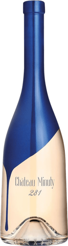 197,95 € Envío gratis | Vino rosado Château Minuty 281 A.O.C. Côtes de Provence Botella Magnum 1,5 L