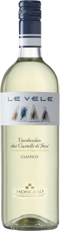 6,95 € Kostenloser Versand | Weißwein Moncaro Le Vele D.O.C. Verdicchio dei Castelli di Jesi