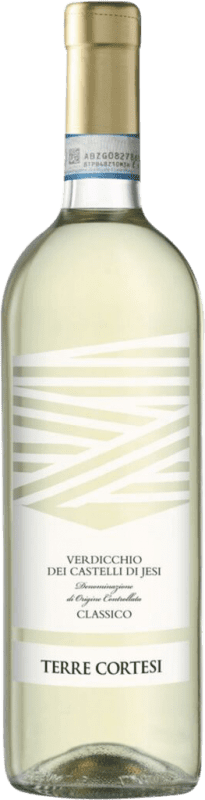 11,95 € Spedizione Gratuita | Vino bianco Moncaro Terre Cortesi Classico D.O.C. Verdicchio dei Castelli di Jesi