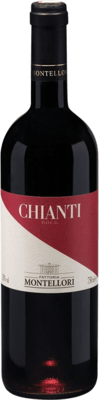 Бесплатная доставка | Красное вино Montellori D.O.C.G. Chianti Италия Sangiovese 75 cl