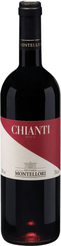 Free Shipping | Red wine Montellori D.O.C.G. Chianti Italy Sangiovese 75 cl