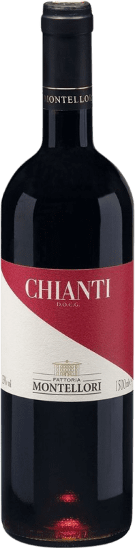 Free Shipping | Red wine Montellori D.O.C.G. Chianti Italy Sangiovese 1 L