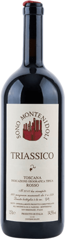 Free Shipping | Red wine Montenidoli Triassico Rosso I.G.T. Toscana Tuscany Italy Sangiovese Magnum Bottle 1,5 L