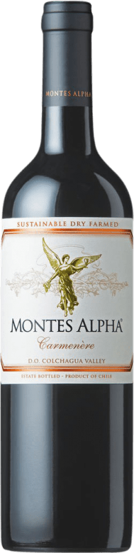 送料無料 | 赤ワイン Montes Alpha I.G. Valle Central セントラルバレー チリ Cabernet Sauvignon, Carmenère 75 cl