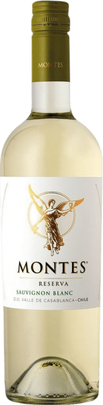 11,95 € | Белое вино Montes Резерв I.G. Valle Central Центральная долина Чили Sauvignon White 75 cl