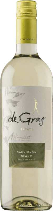 Envoi gratuit | Vin blanc MontGras San José De Gras I.G. Valle Central Vallée centrale Chili Sauvignon Blanc 75 cl