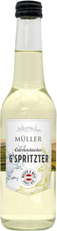 3,95 € 送料無料 | 白ワイン Müller Weinschorle Gspritzter D.A.C. Kremstal 3分の1リットルのボトル 33 cl