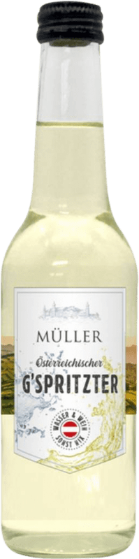 3,95 € Kostenloser Versand | Weißwein Müller Weinschorle Gspritzter D.A.C. Kremstal Drittelliterflasche 33 cl