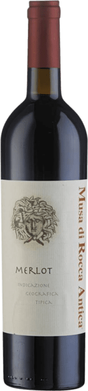 Free Shipping | Red wine Musa di Rocca Antica I.G.T. Terre di Chieti Abruzzo Italy Merlot 75 cl