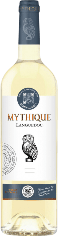 Бесплатная доставка | Белое вино Mythique Blanc A.O.C. Languedoc Лангедок Франция Grenache White, Roussanne, Macabeo, Marsanne 75 cl