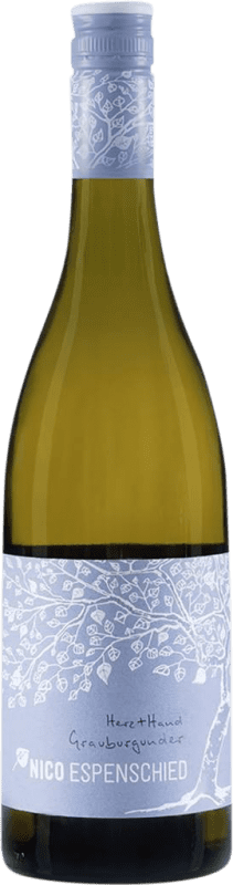 9,95 € Free Shipping | White Wine Nico Espenschied Herz + Hand Trocken — Dry Q.b.A. Rheinhessen
