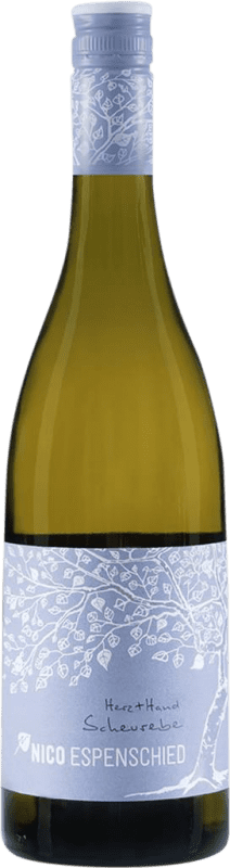 Envio grátis | Vinho Branco Nico Espenschied Herz + Hand Trocken — Seco Q.b.A. Rheinhessen Rheinhessen Alemanha Scheurebe 75 cl