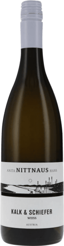 Envío gratis | Vino blanco Nittnaus Anita & Hans Kalk & Schiefer Cuvée Weiss I.G. Burgenland Burgenland Austria Pinot Blanco, Grüner Veltliner 75 cl