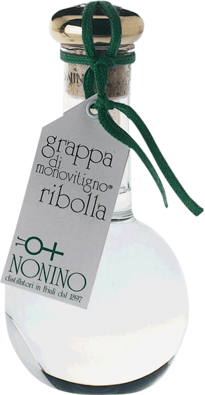 Spedizione Gratuita | Grappa Nonino Cru Friuli-Venezia Giulia Italia Rhoditis Bottiglia Medium 50 cl