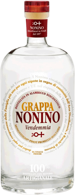 36,95 € | Grappa Nonino Vendemmia Bianco Friuli-Venezia Giulia Italia Bottiglia Medium 50 cl