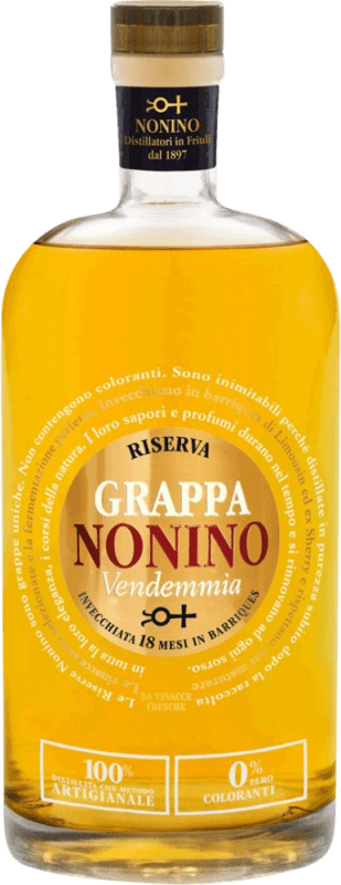 49,95 € Spedizione Gratuita | Grappa Nonino Botte, Riserva Bottiglia Medium 50 cl