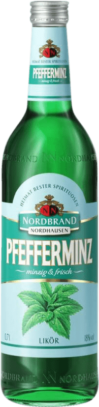 Бесплатная доставка | Ликеры Nordbrand Nordhausen Pfefferminzlikör Thüringen Германия 70 cl