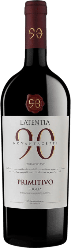 21,95 € Kostenloser Versand | Rotwein Novantaceppi I.G.T. Puglia Magnum-Flasche 1,5 L