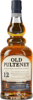 4,95 € Kostenloser Versand | Single Malt Whisky Old Pulteney 12 Jahre Miniaturflasche 5 cl