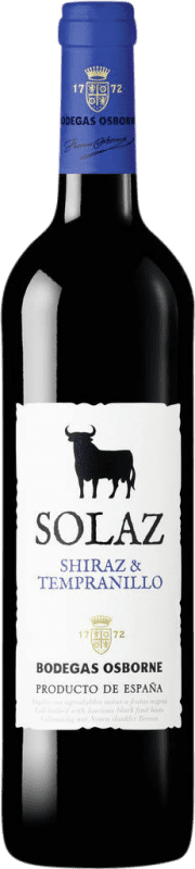 Envoi gratuit | Vin Rouge Osborne Solaz Shiraz Tempranillo I.G.P. Vino de la Tierra de Castilla Castilla La Mancha Espagne Tempranillo 75 cl
