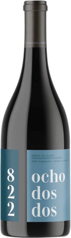 Free Shipping | Red wine Pagos de Anguix 822 Ocho Dos Dos Tinta del País D.O. Ribera del Duero Castilla y León Spain Tempranillo 75 cl
