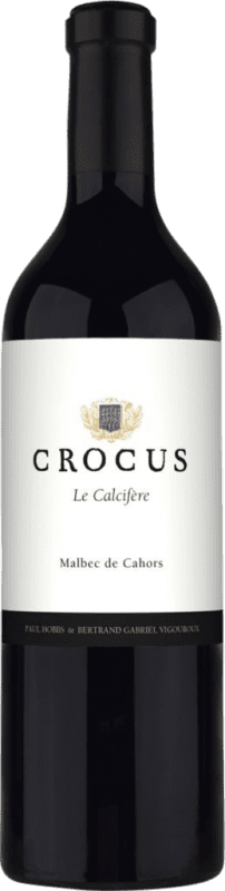 Envoi gratuit | Vin rouge Paul Bertrand Crocus le Calcifère A.O.C. Cahors Occitania France Malbec 75 cl