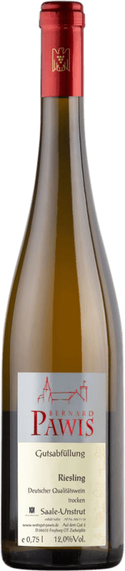 Бесплатная доставка | Белое вино Pawis Trocken — Сухое Q.b.A. Saale-Unstrut Saale Unstrut Германия Riesling — Рислинг 75 cl