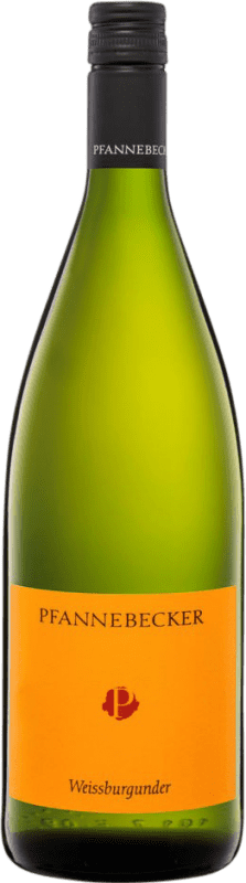 Бесплатная доставка | Белое вино Pfannebecker сухой Q.b.A. Rheinhessen Rheinhessen Германия Pinot White 1 L