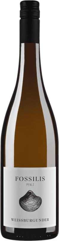 Envío gratis | Vino blanco Pflüger Ökonomierat Janson Fossils Q.b.A. Pfälz Pfälz Alemania Pinot Blanco Ecológico 75 cl