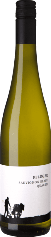 Envío gratis | Vino blanco Pflüger Vom Quarzit Seco Q.b.A. Pfälz Pfälz Alemania Sauvignon Blanca 75 cl