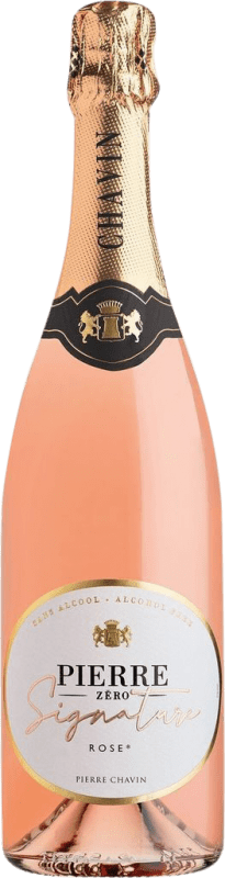 14,95 € | Espumante rosé Pierre Chavin Zéro Signature Rosé França 75 cl Sem Álcool