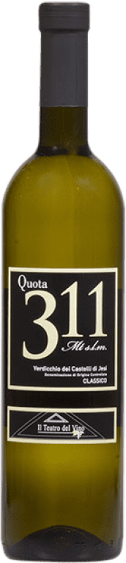 9,95 € Envio grátis | Vinho Branco Piersanti. Quota 311 Clássico D.O.C. Verdicchio dei Castelli di Jesi