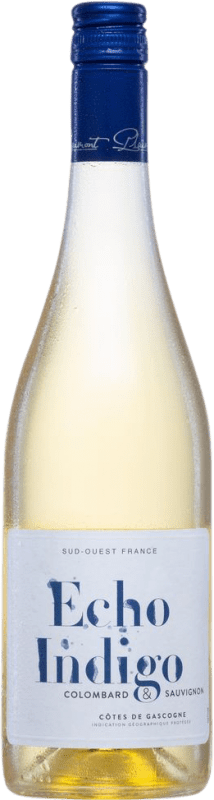 Бесплатная доставка | Белое вино Plaimont Echo Indigo Blanc I.G.P. Vin de Pays Côtes de Gascogne Франция Sauvignon White, Colombard 75 cl