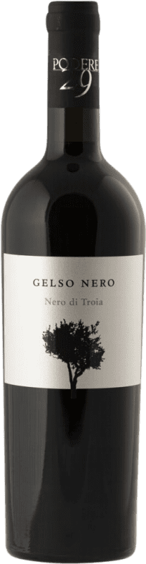 Free Shipping | Red wine Podere 29 Gelso Nero I.G.T. Puglia Puglia Italy Nero di Troia 75 cl