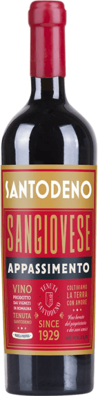 Бесплатная доставка | Красное вино Poderi dal Nespoli Santodeno Appassimento D.O.C. Romagna Италия Merlot, Cabernet Sauvignon, Sangiovese 75 cl