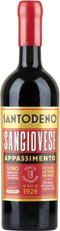Envio grátis | Vinho Tinto Poderi dal Nespoli Santodeno Appassimento D.O.C. Romagna Itália Merlot, Cabernet Sauvignon, Sangiovese 75 cl