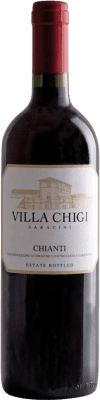 Poggio Bonelli. Villa Chigi Sangiovese Chianti 75 cl