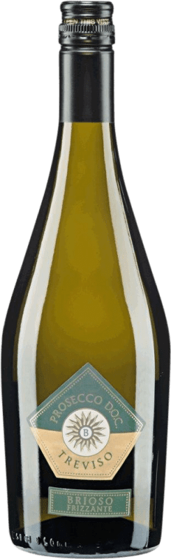 免费送货 | 白起泡酒 Prosecco Brioso. Frizzante 香槟 D.O.C. Prosecco 特雷维索 意大利 Glera 75 cl