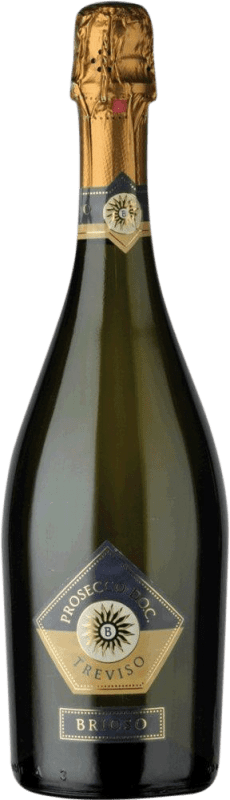 15,95 € | Белое игристое Brioso. Spumante Extra Dry Экстра сухой D.O.C. Prosecco Venecia Италия Glera 75 cl