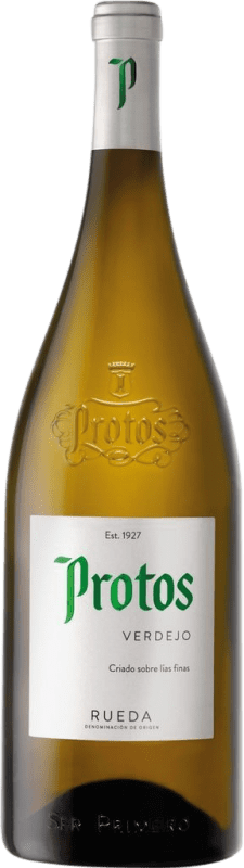 Free Shipping | White wine Protos D.O. Ribera del Duero Castilla y León Spain Verdejo Magnum Bottle 1,5 L