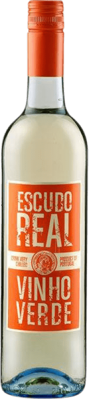 Бесплатная доставка | Белое вино Quinta da Lixa Escudo Real I.G. Vinho Verde Vinho Verde Португалия Loureiro — Лоурейру, Treixadura — Трейшадура, Arinto — Аринту 75 cl