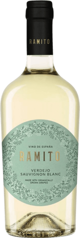 Бесплатная доставка | Белое вино Raíces Ibéricas Ramito Blanco Verdejo Sauvignon Blanc D.O. Utiel-Requena Сообщество Валенсии Испания Nebbiolo, Verdejo 75 cl