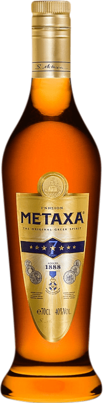 Envio grátis | Brandy Conhaque Metaxa 7 Stars Grécia 70 cl